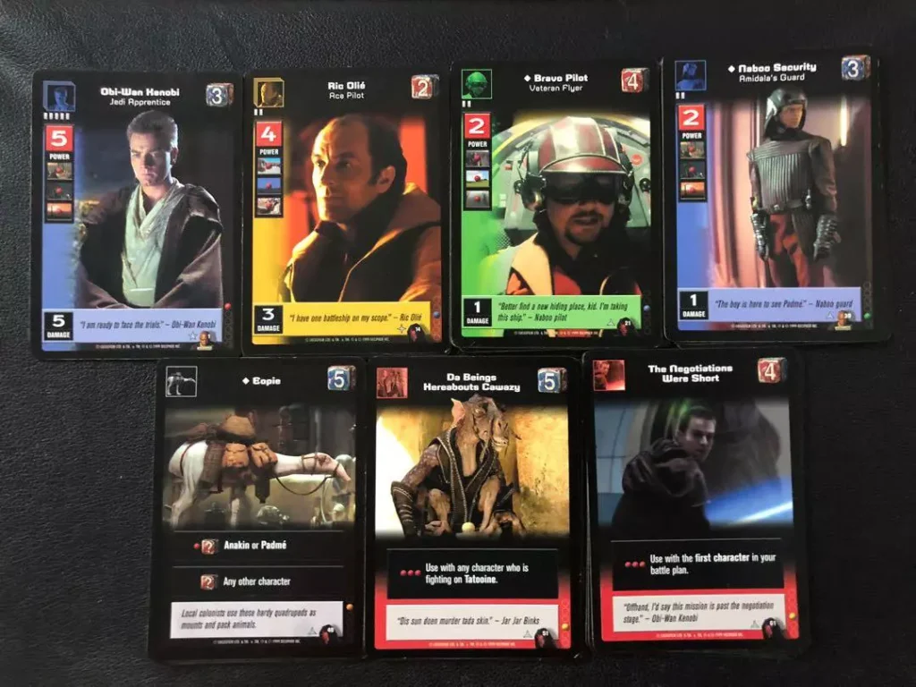 10 vezes em que Star Wars virou card game