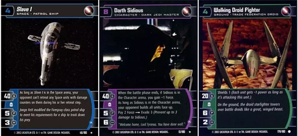 10 vezes em que Star Wars virou card game