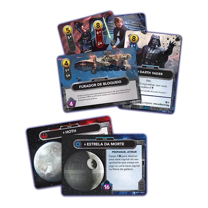 10 vezes em que Star Wars virou card game