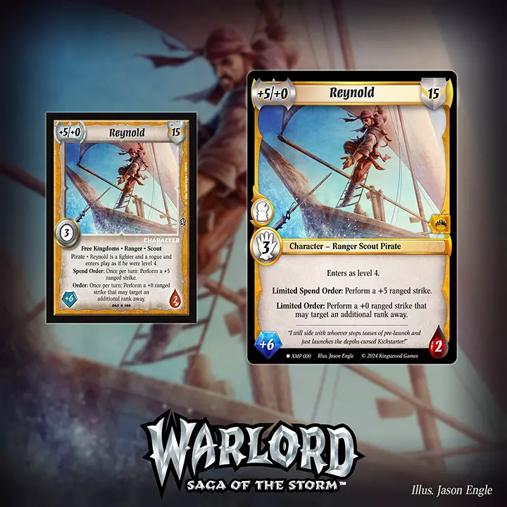 Warlord: Saga of the Storm CCG está de volta após 12 anos!